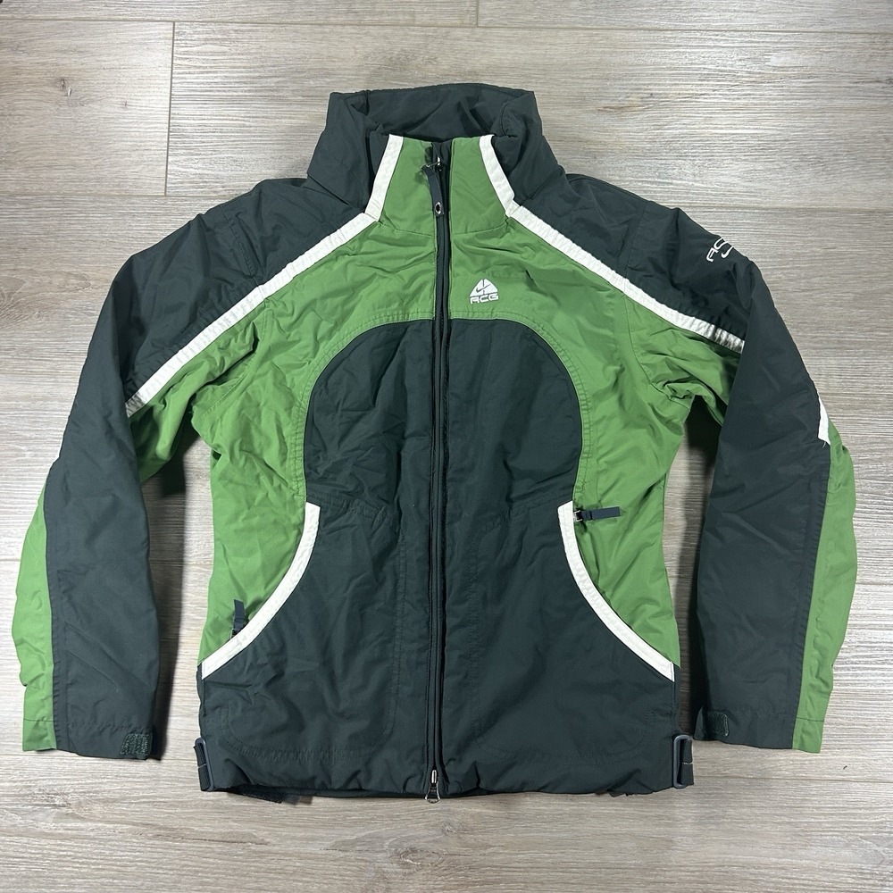 Vintage Nike‎ ACG Youth Medium Green Outer Layer Jacket